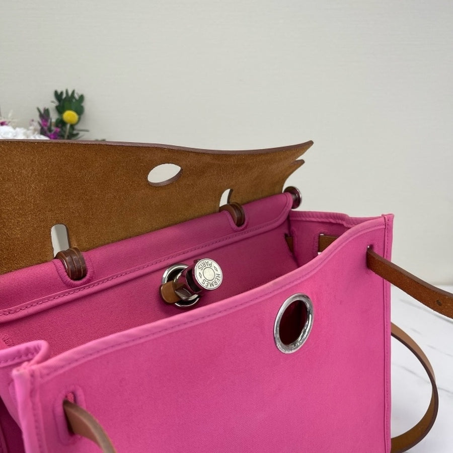 Hermes - Herbag - Cloth - Pink - (medium)