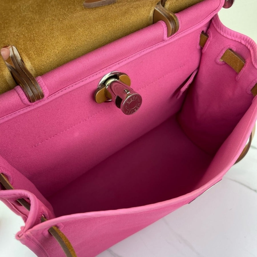 Hermes - Herbag - Cloth - Pink - (medium)