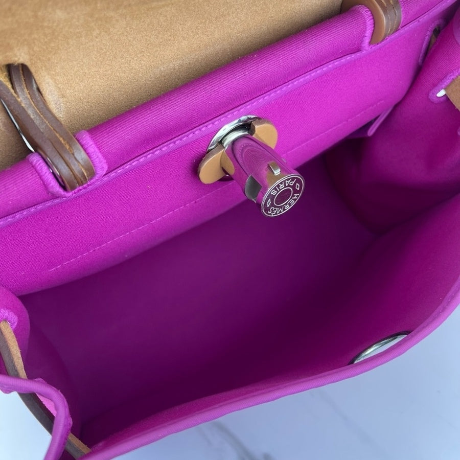 Hermès - Herbag - Cloth - Pink - (medium)