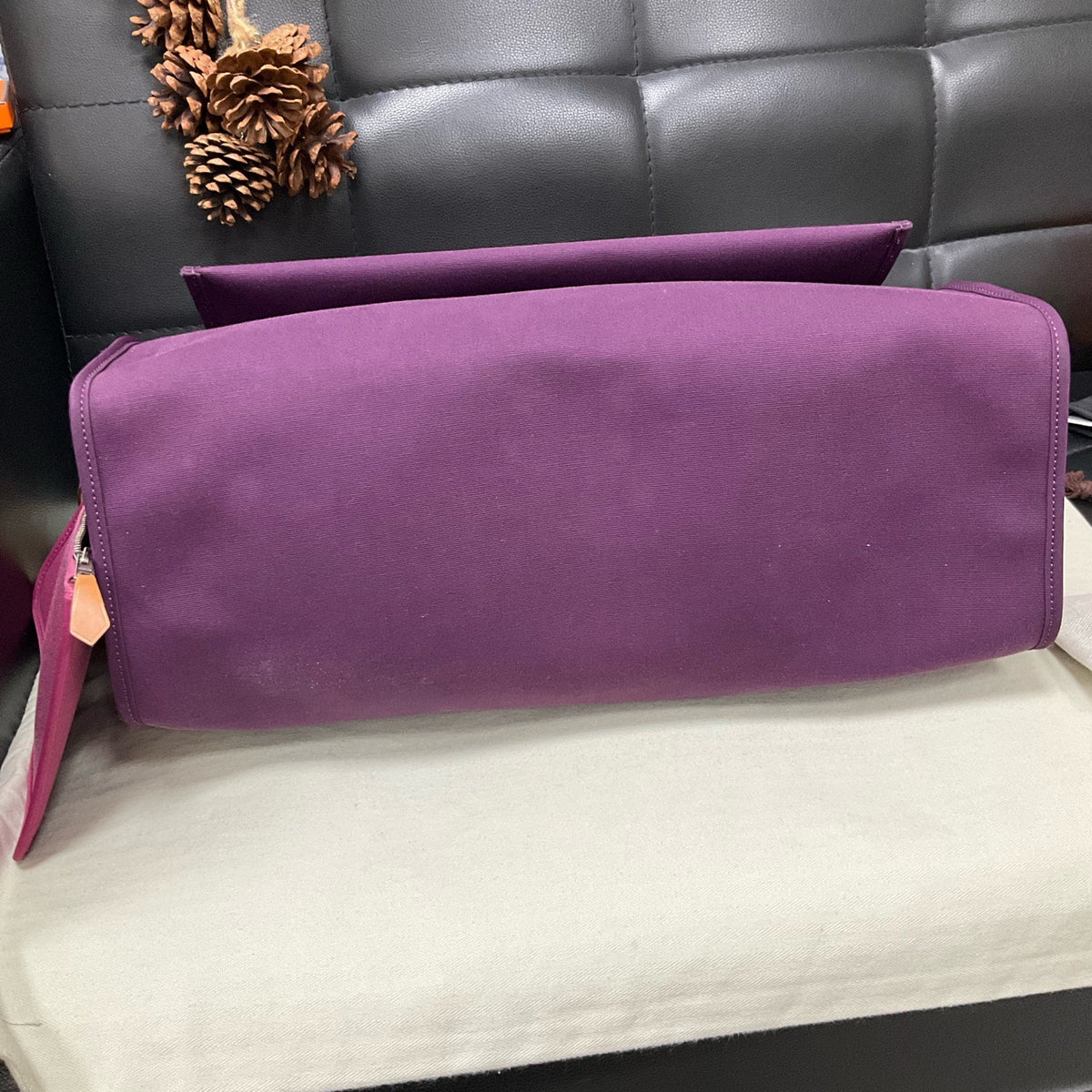 Hermes - Herbag - Cloth - Purple - (large)