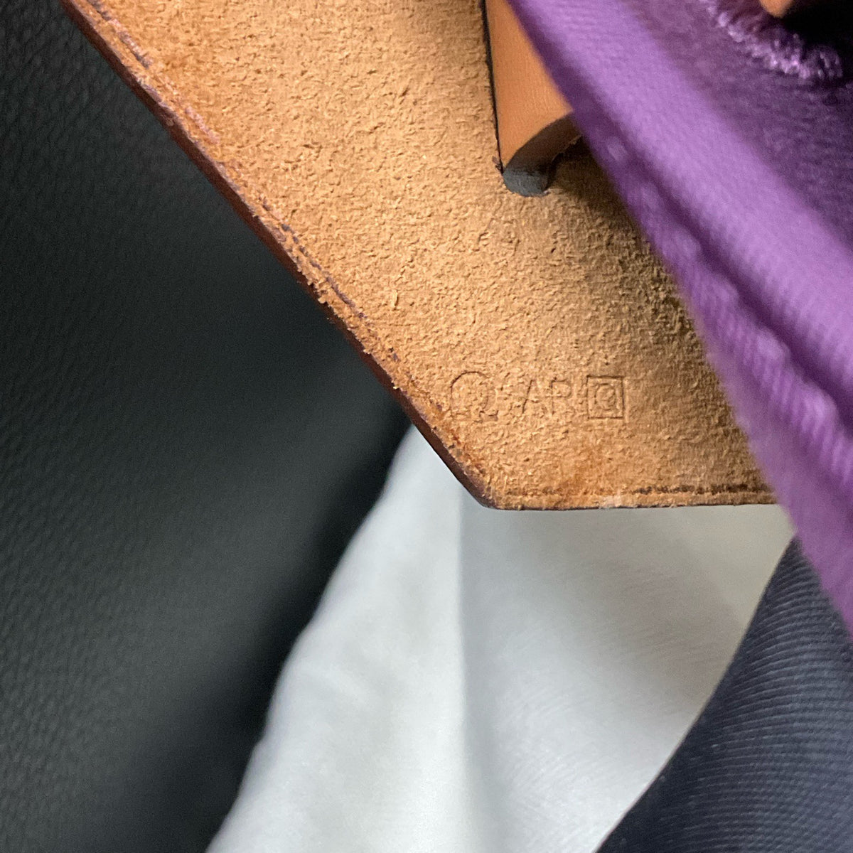 Hermes - Herbag - Cloth - Purple - (large)