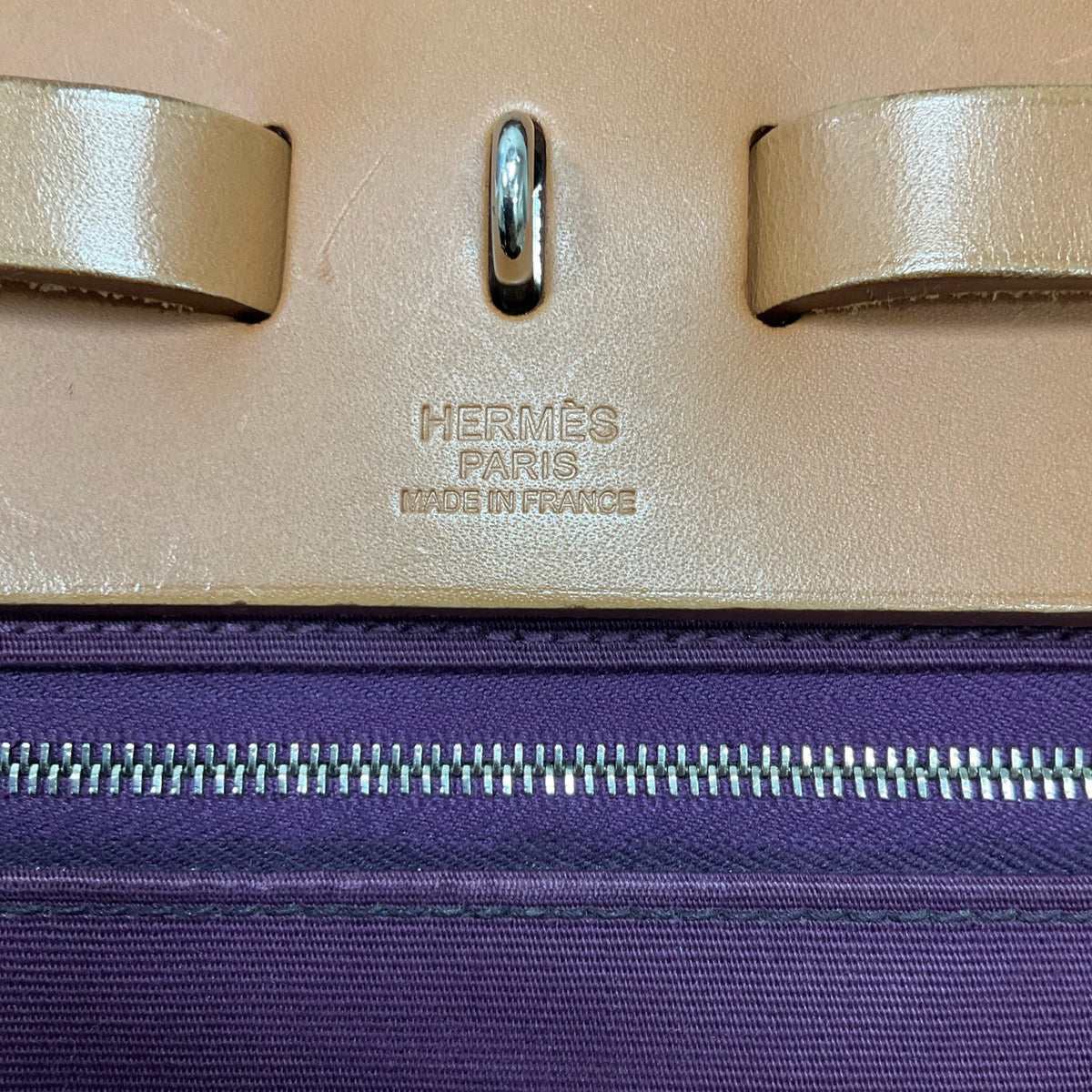 Hermes - Herbag - Cloth - Purple - (large)