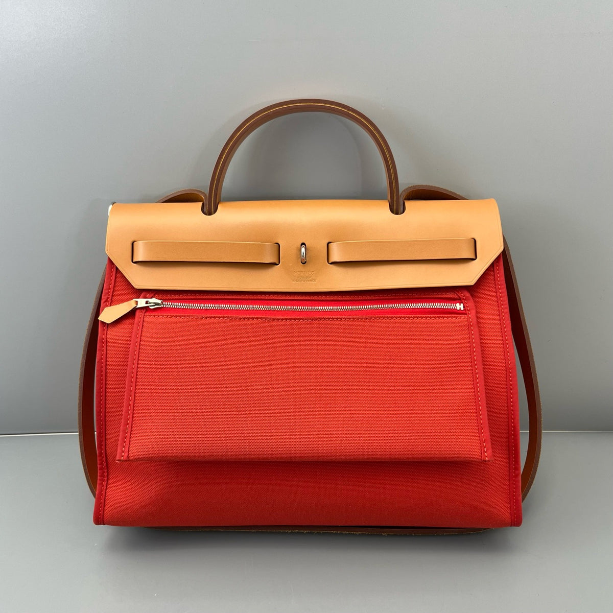 Hermes - Herbag - Cloth - Red - (medium)