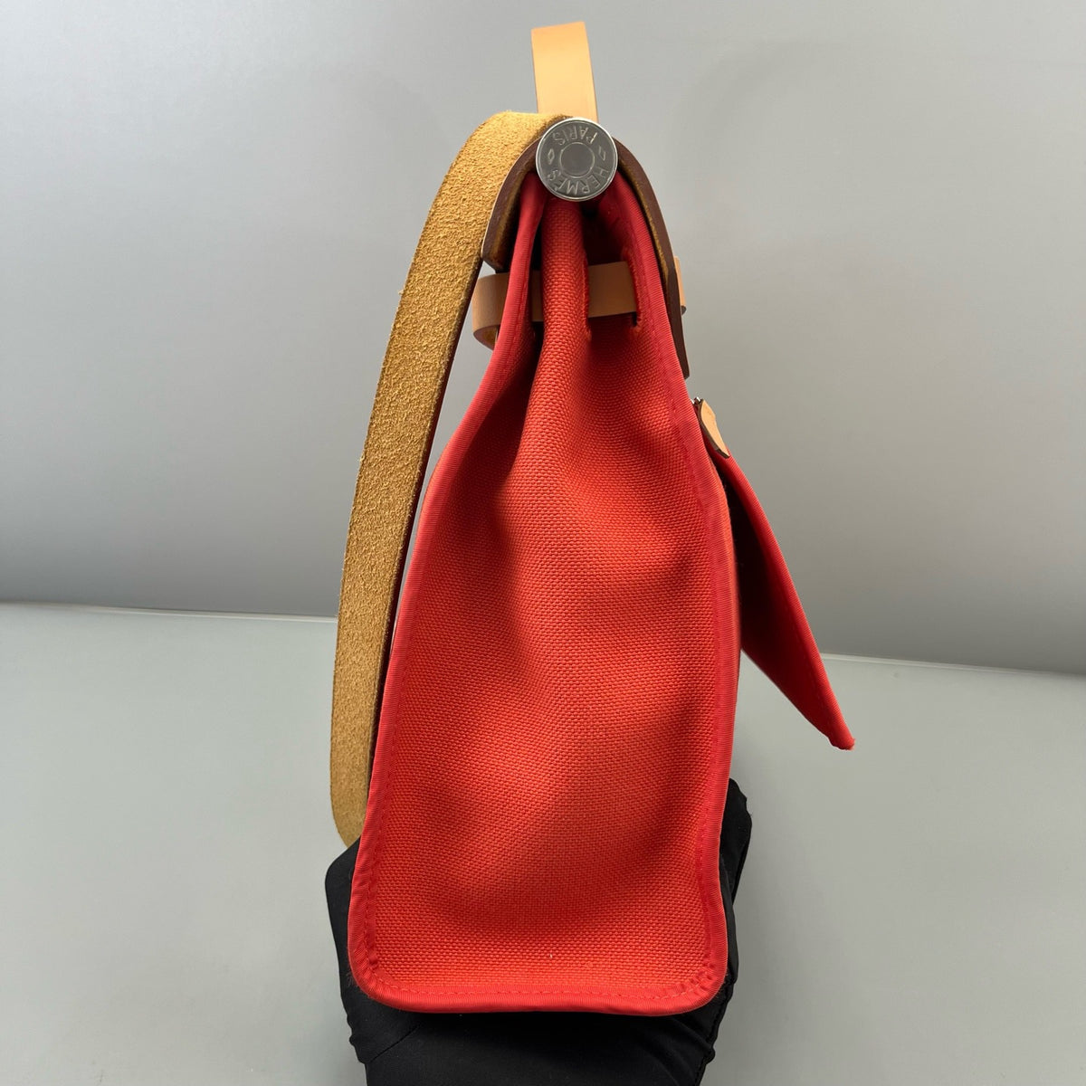 Hermes - Herbag - Cloth - Red - (medium)