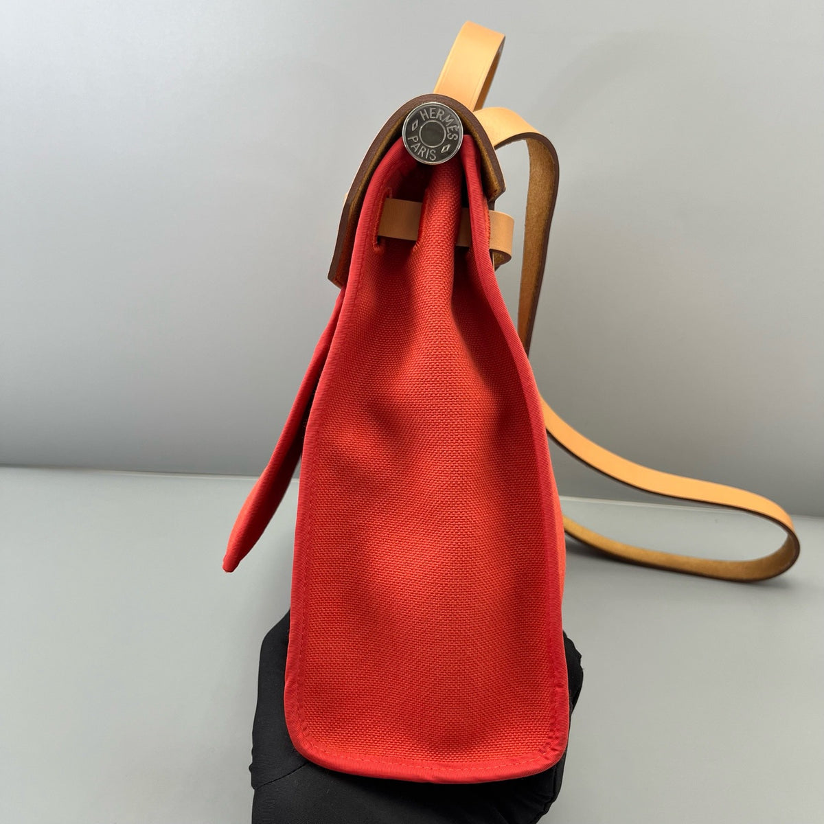 Hermes - Herbag - Cloth - Red - (medium)