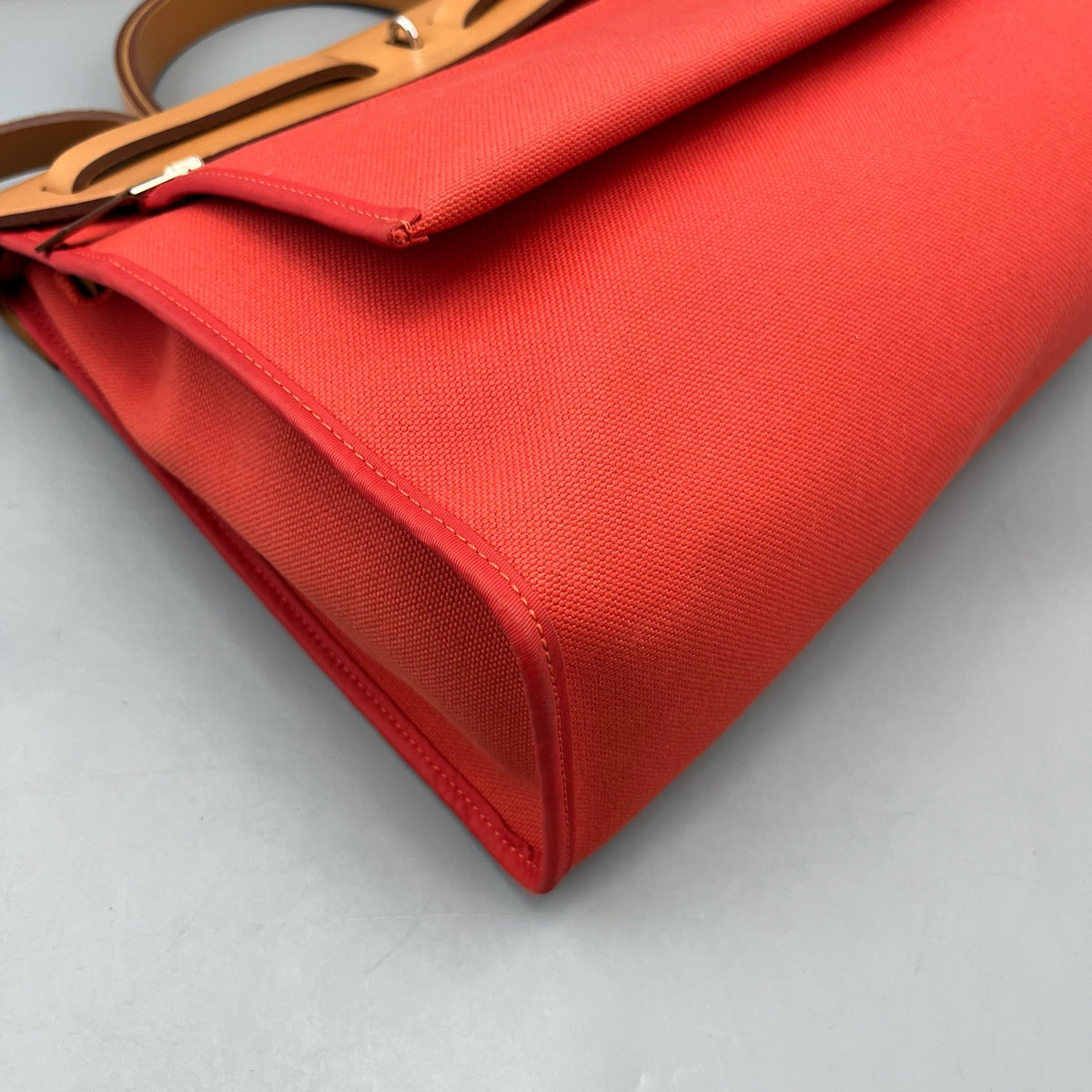 Hermes - Herbag - Cloth - Red - (medium)