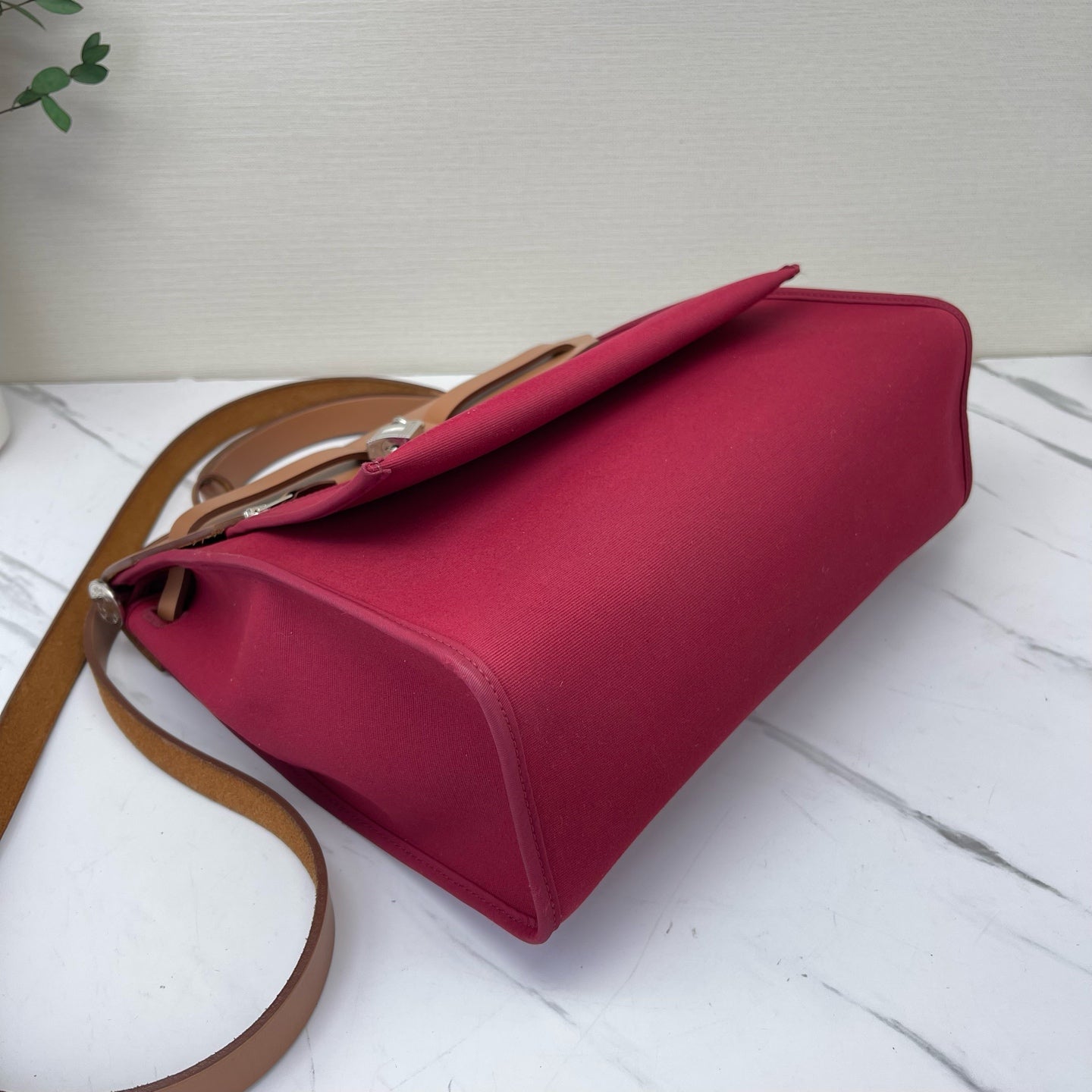 Hermes - Herbag - Cloth - Red - (medium)