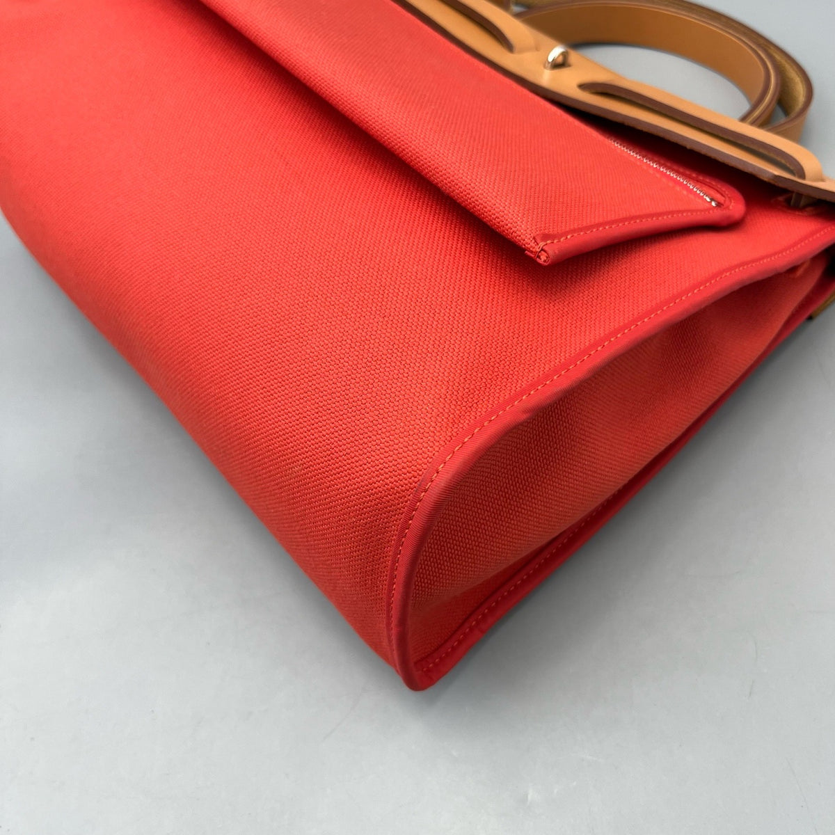 Hermes - Herbag - Cloth - Red - (medium)