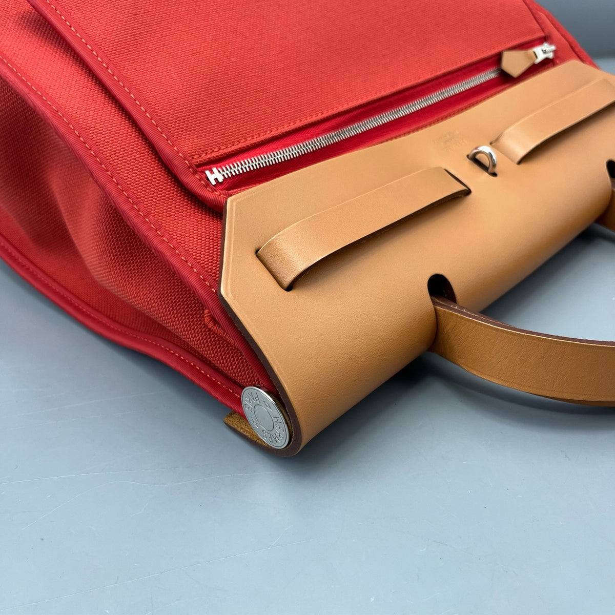 Hermes - Herbag - Cloth - Red - (medium)