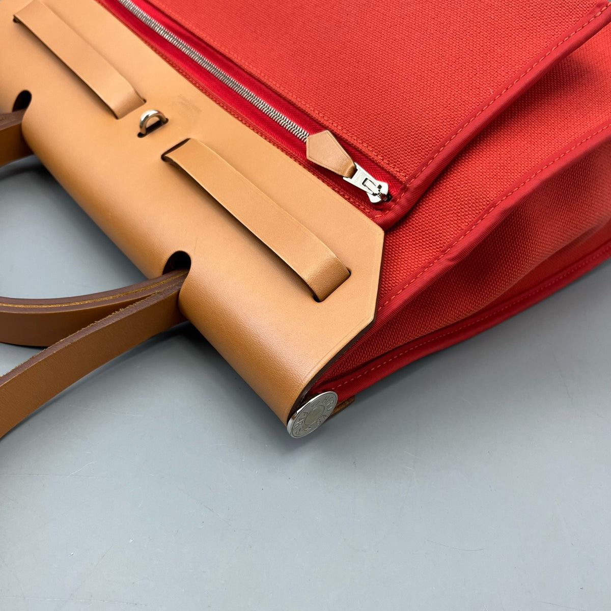 Hermes - Herbag - Cloth - Red - (medium)