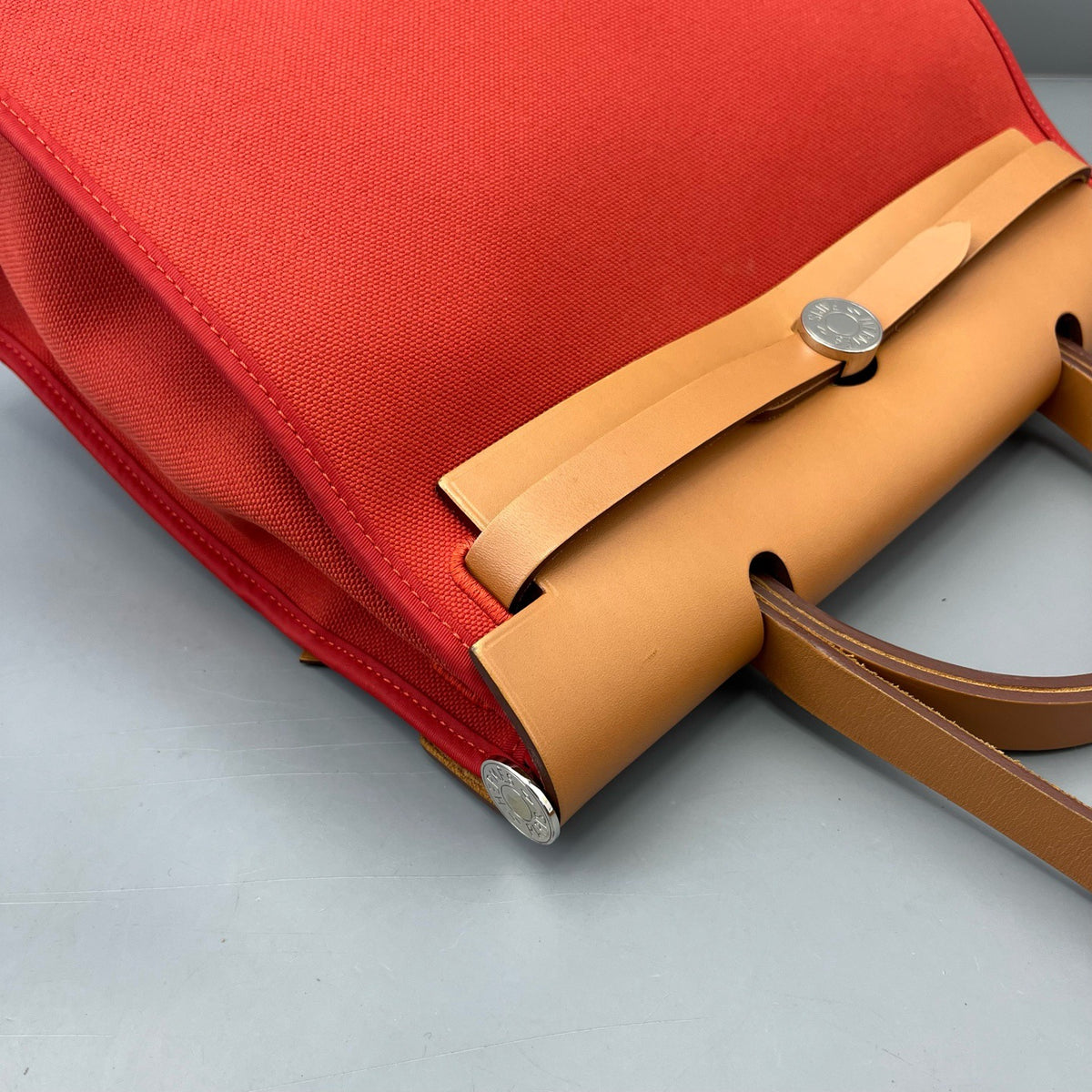 Hermes - Herbag - Cloth - Red - (medium)