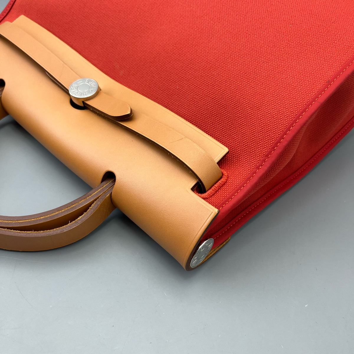 Hermes - Herbag - Cloth - Red - (medium)