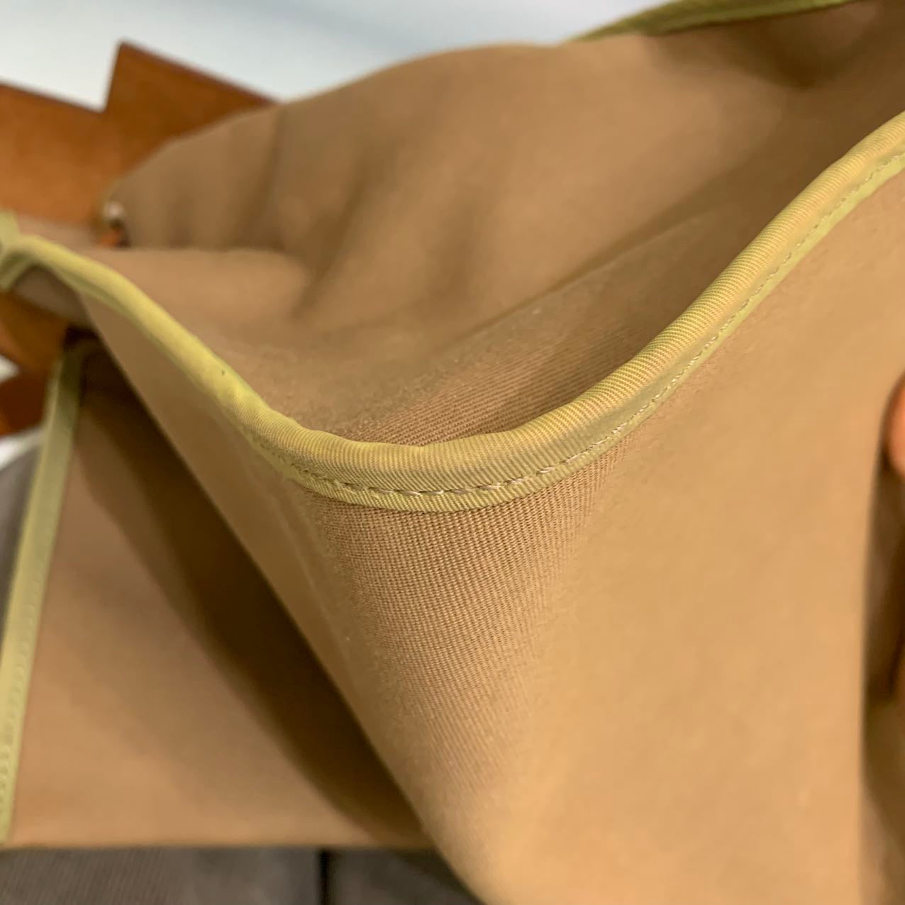 Hermès - Herbag - Cloth - Yellow - (large)