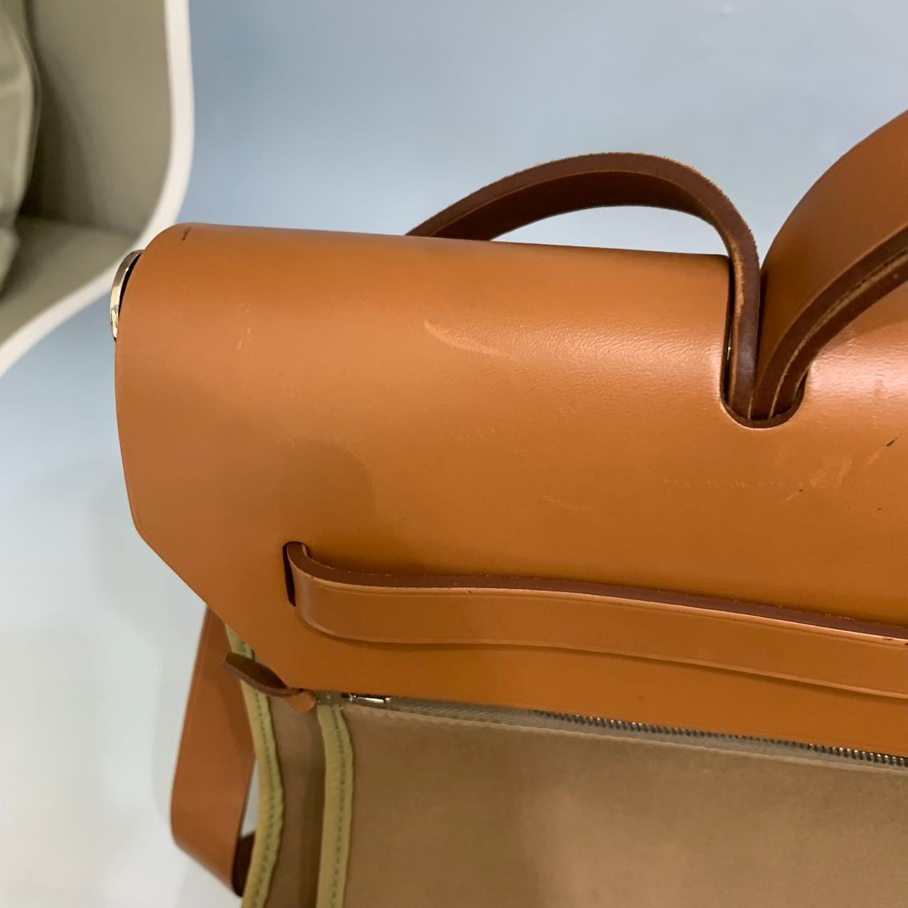 Hermès - Herbag - Cloth - Yellow - (large)