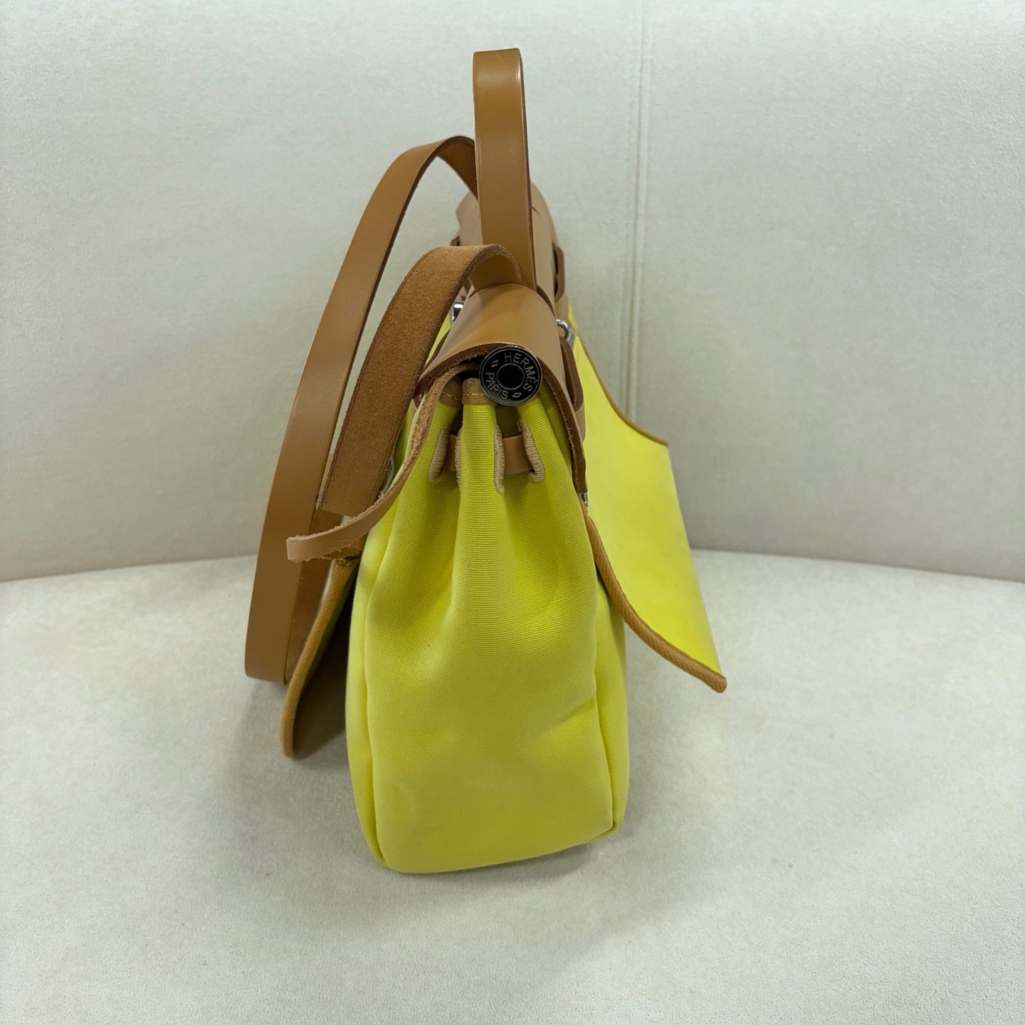 Hermes - Herbag - Cloth - Yellow - (medium)