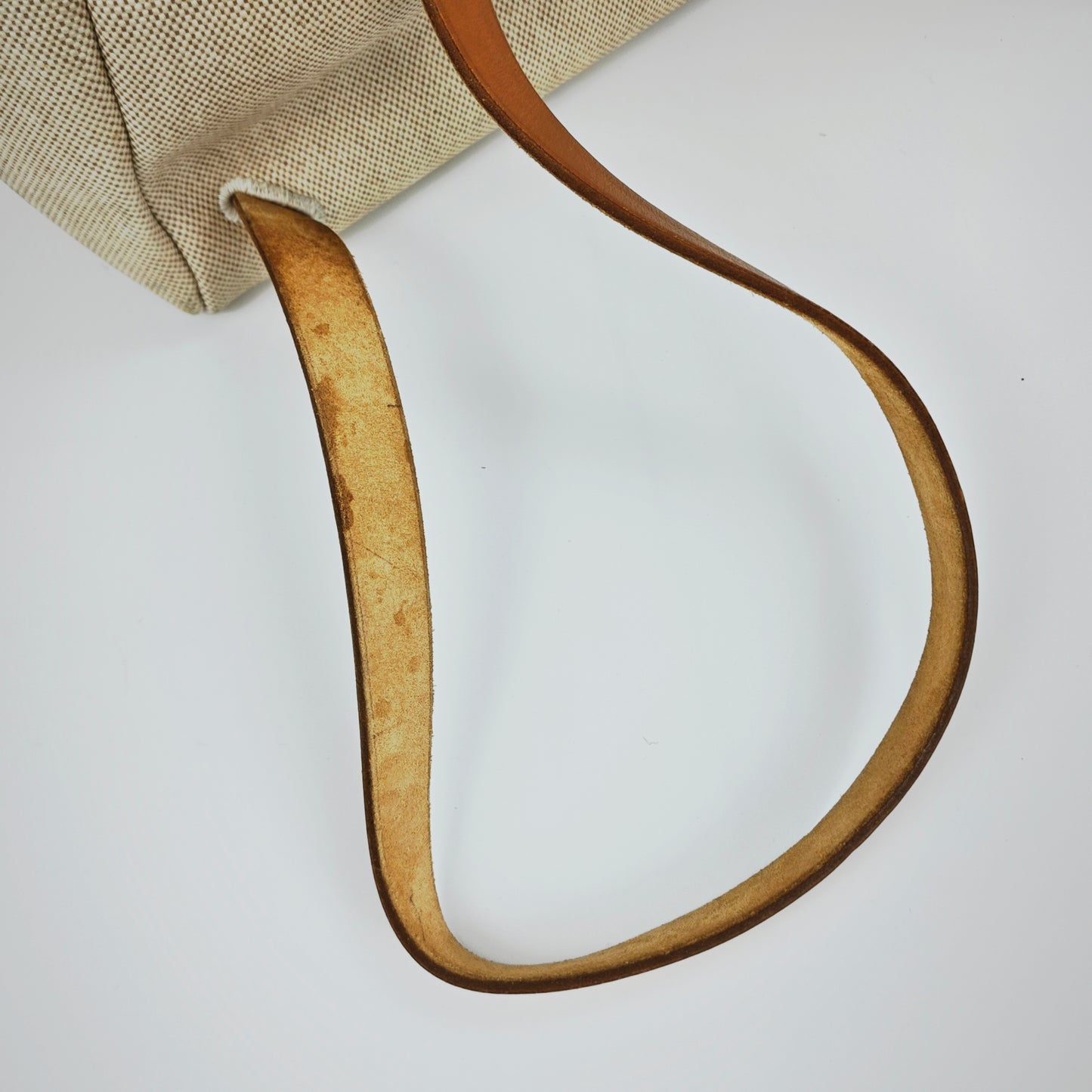 Hermès - Herbag - Cotton - Beige - (Medium)