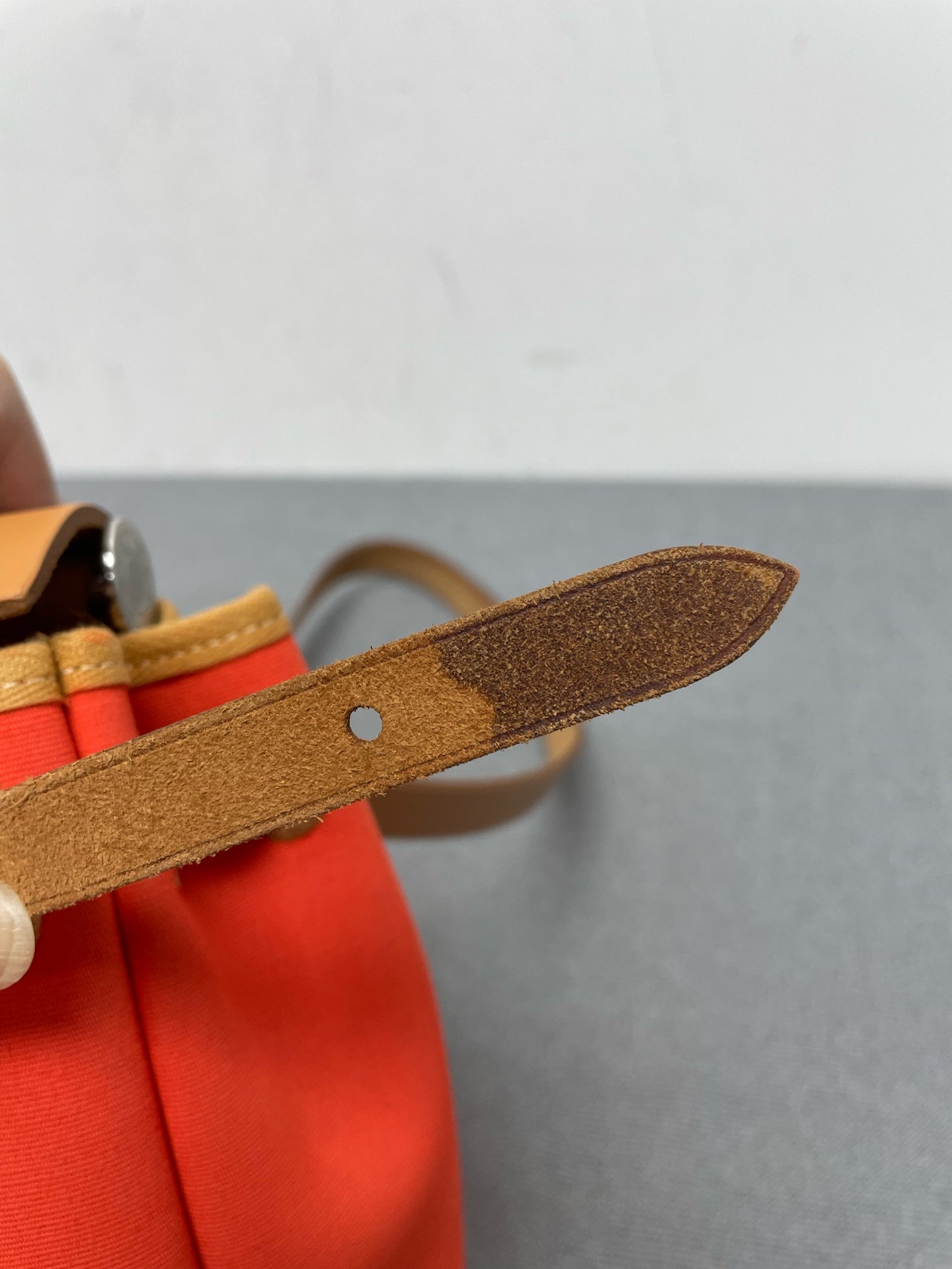 Hermès - Herbag - Leather - Orange - (medium)