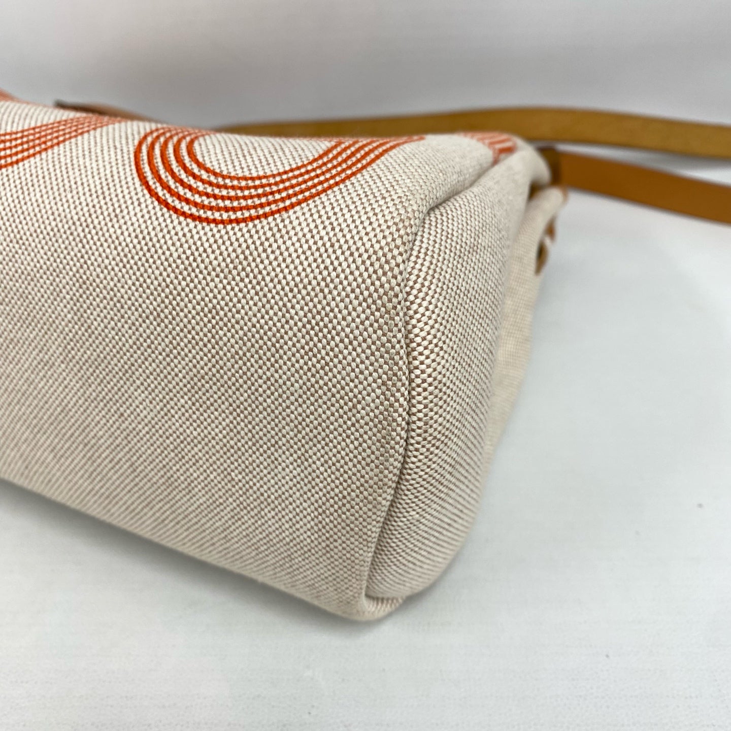 Hermès - Herbag Zip 31 - Canvas and Vache Hunter leather - Beige, Golden Brown, and Orange - (31)