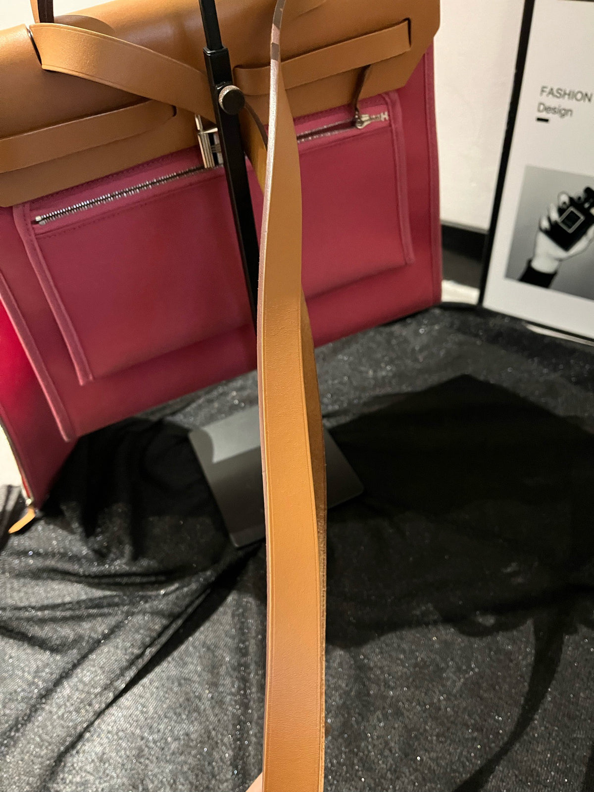 Hermes - Herbag Zip 31 - Cloth - Pink - (medium)