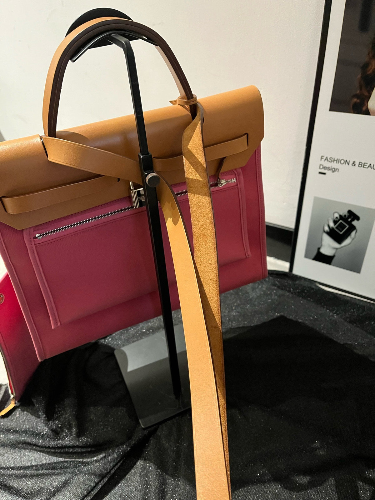 Hermes - Herbag Zip 31 - Cloth - Pink - (medium)