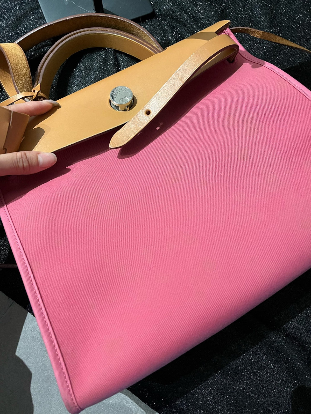 Hermes - Herbag Zip 31 - Cloth - Pink - (medium)