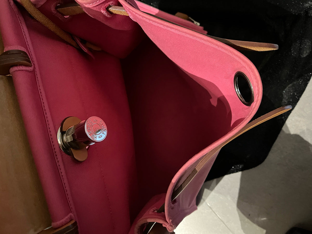Hermes - Herbag Zip 31 - Cloth - Pink - (medium)