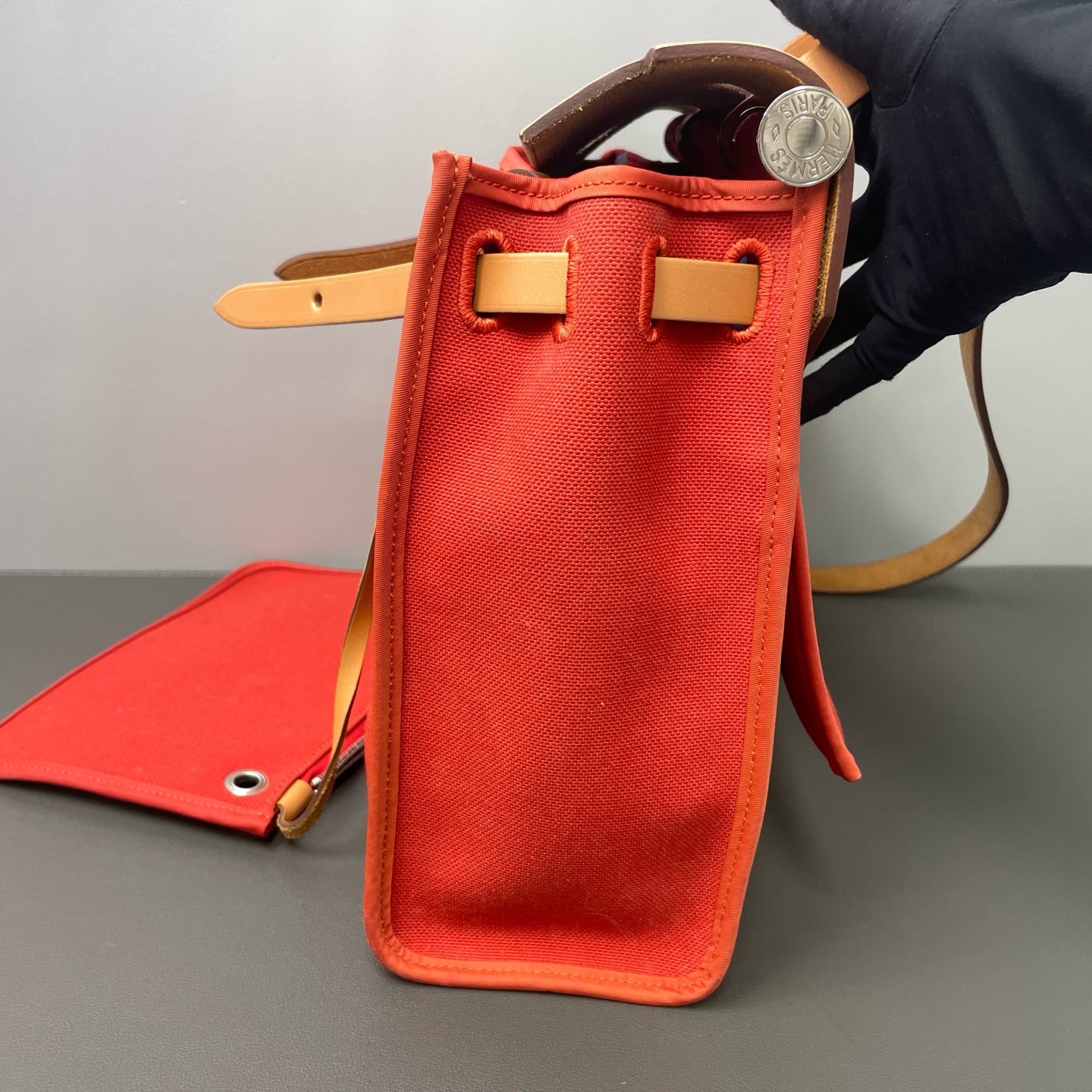 Hermès - Herbag Zip 31 - Cotton - Red - (medium)