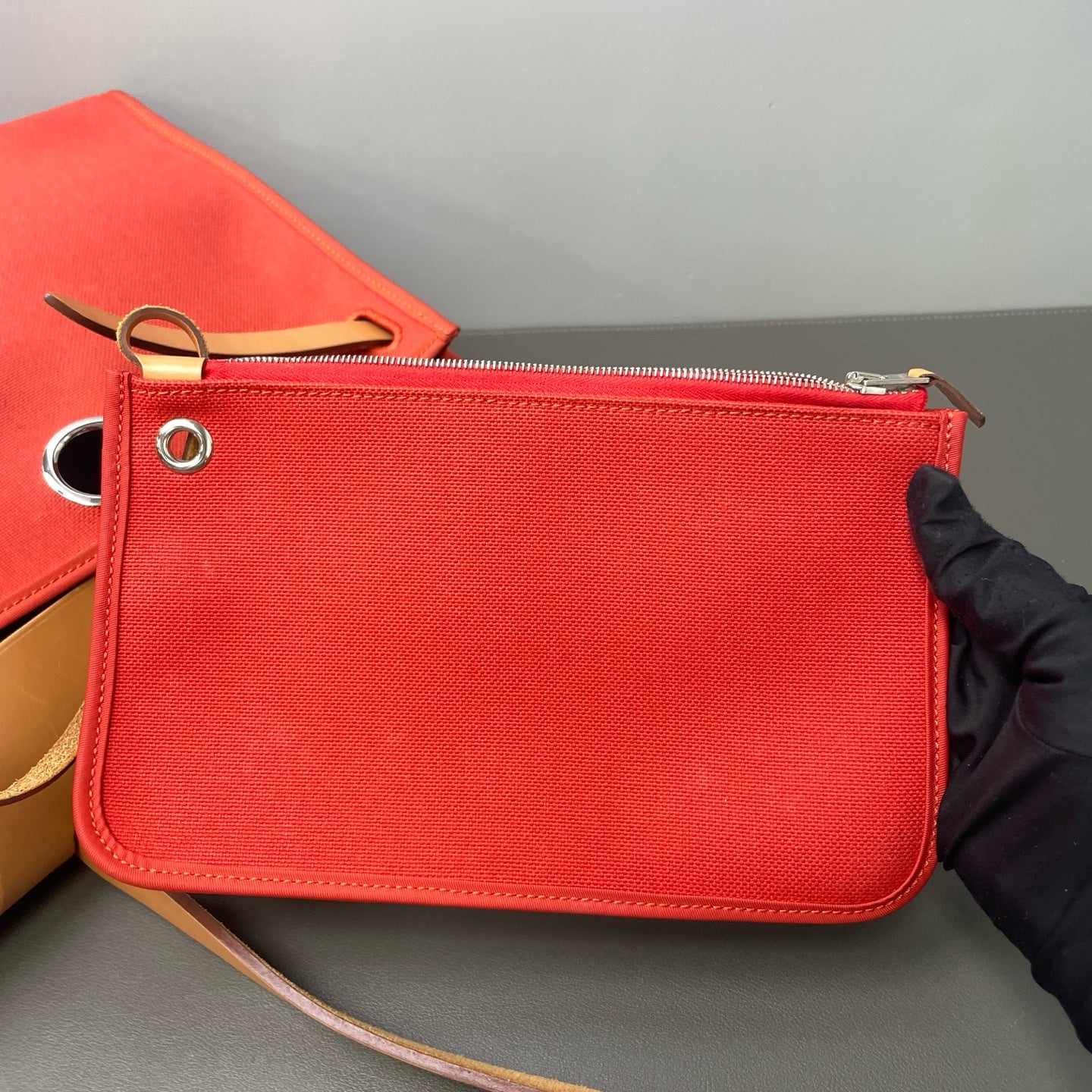 Hermès - Herbag Zip 31 - Cotton - Red - (medium)