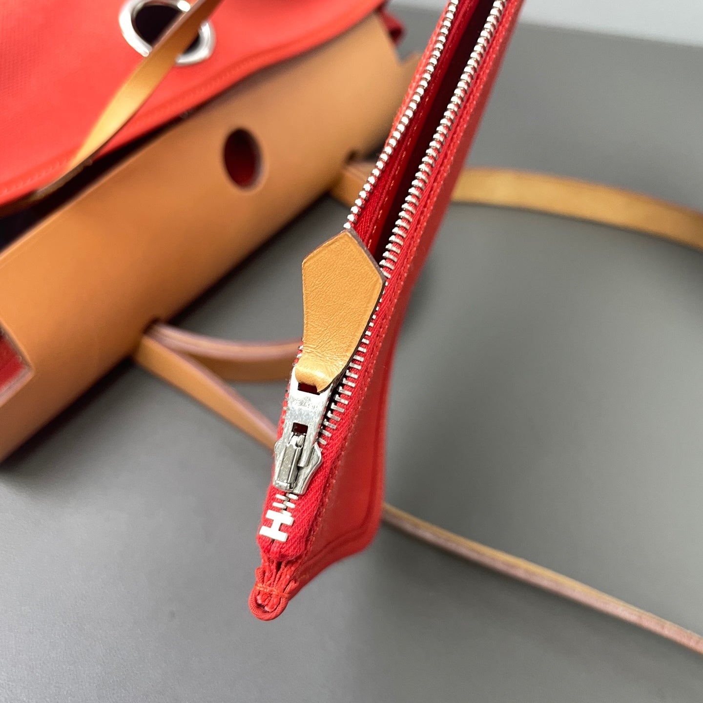 Hermès - Herbag Zip 31 - Cotton - Red - (medium)