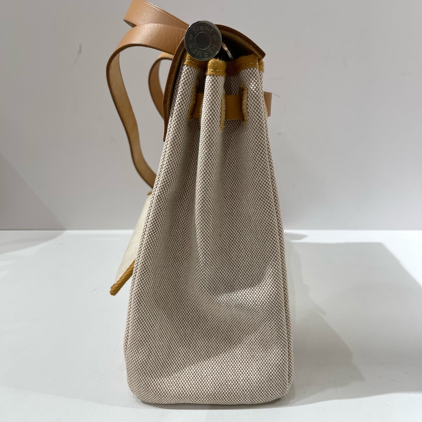 Hermès - Herbag Zip 31 Mad Bride Limited Edition - Toile officier canvas and Barenia leather - Beige and Tan - (medium)