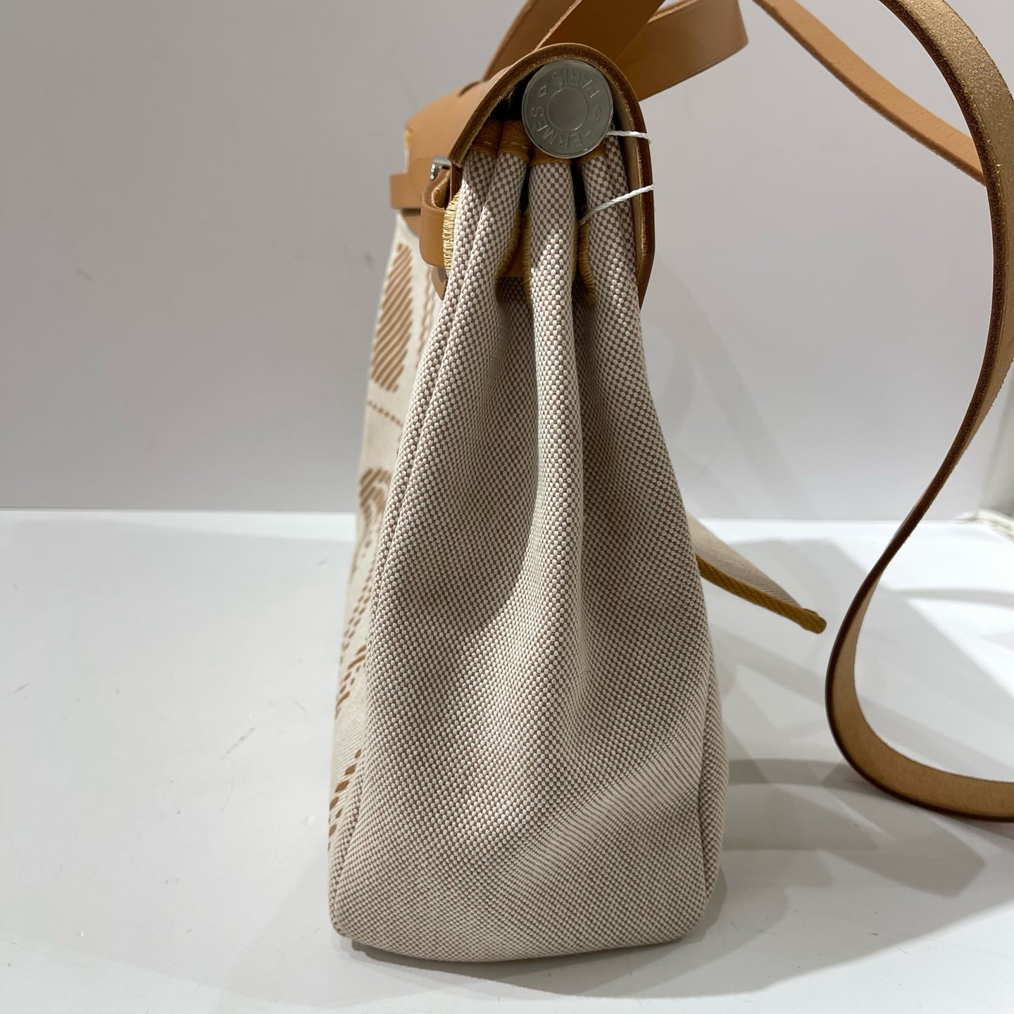 Hermès - Herbag Zip 31 Mad Bride Limited Edition - Toile officier canvas and Barenia leather - Beige and Tan - (medium)
