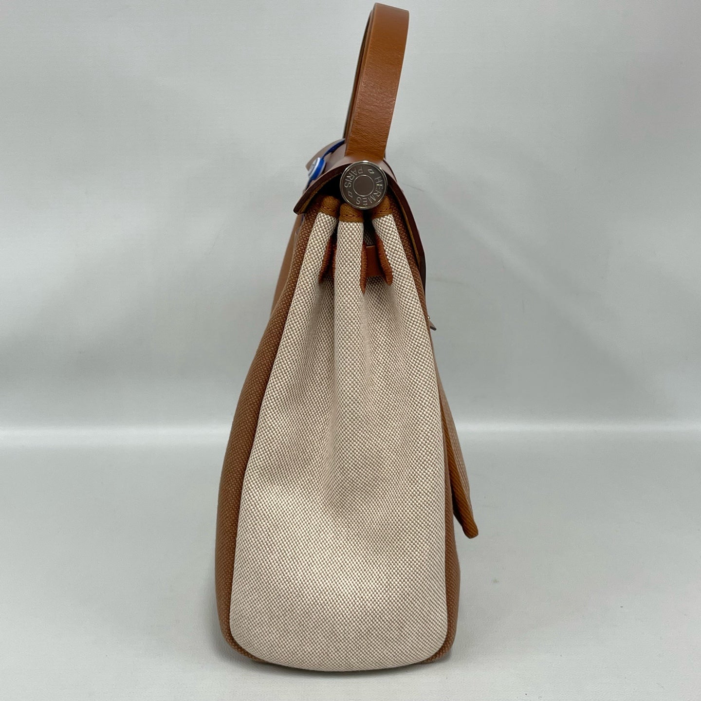 Hermès - Herbag Zip 31 - Toile H Canvas and Vache Hunter Leather - Brown and Beige - (Medium)