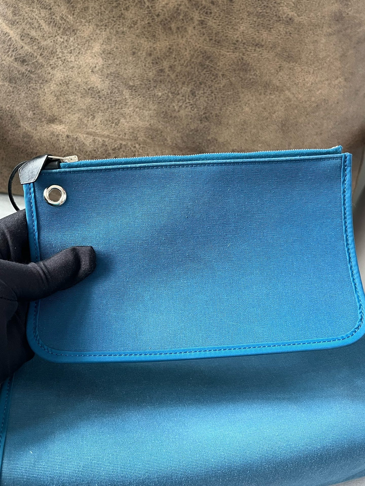 Hermes - Herbag31 - Cloth - Blue - (medium)