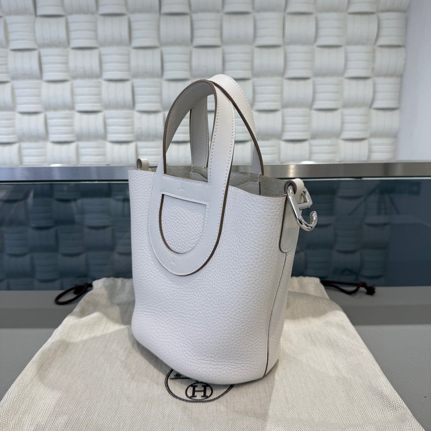 Hermès - In The Loop 18 - Leather - Grey - (mini)