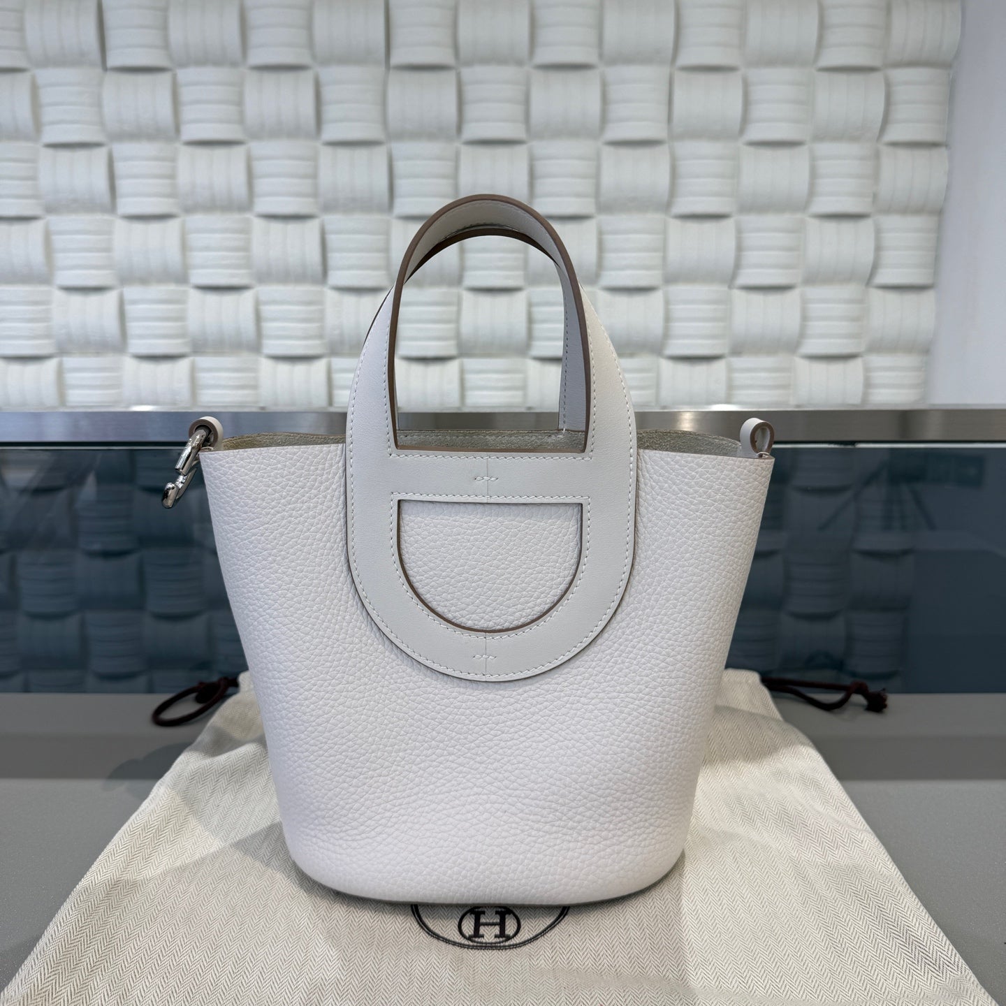 Hermès - In The Loop 18 - Leather - Grey - (mini)