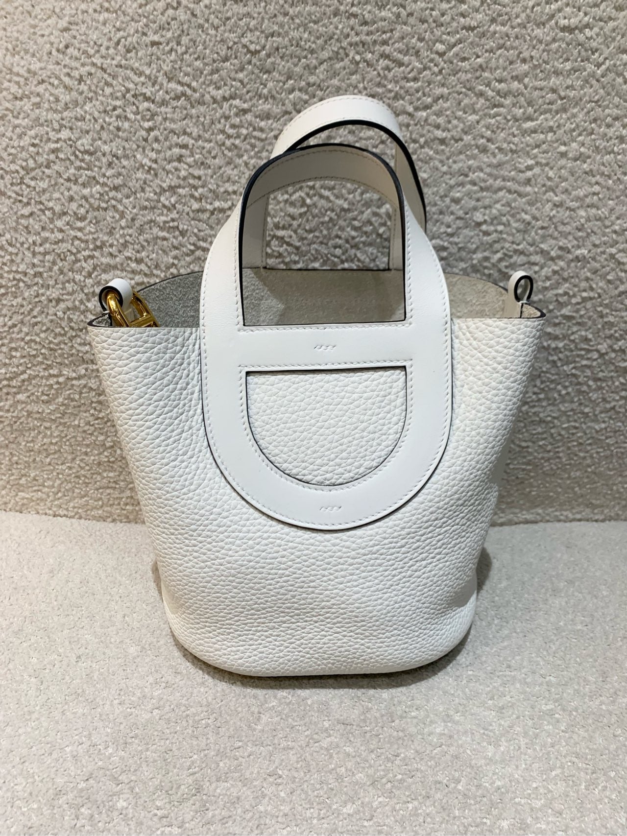 Hermès - In the Loop 18 - Leather - White - (mini)
