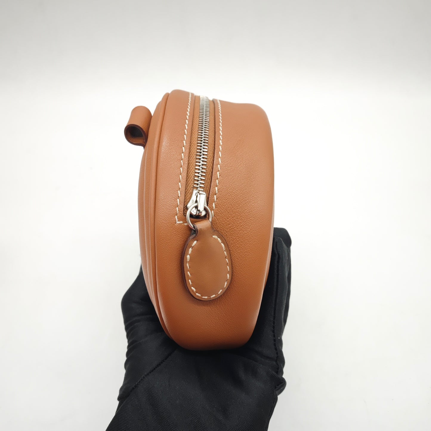 Hermes - In the Loop Banane Pouch - Swift leather - Brown - (mini)