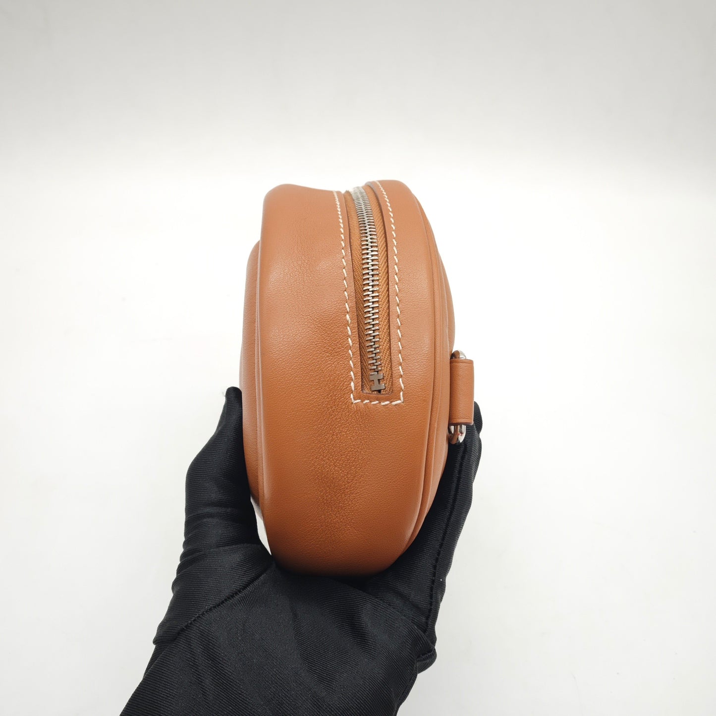 Hermes - In the Loop Banane Pouch - Swift leather - Brown - (mini)