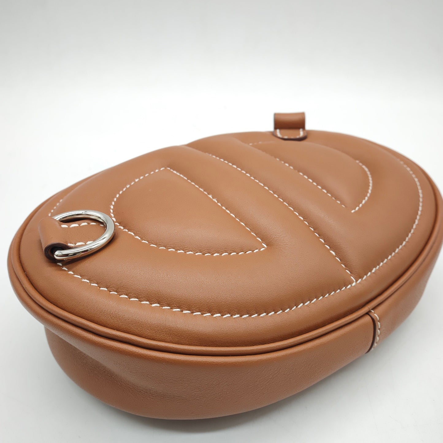 Hermes - In the Loop Banane Pouch - Swift leather - Brown - (mini)