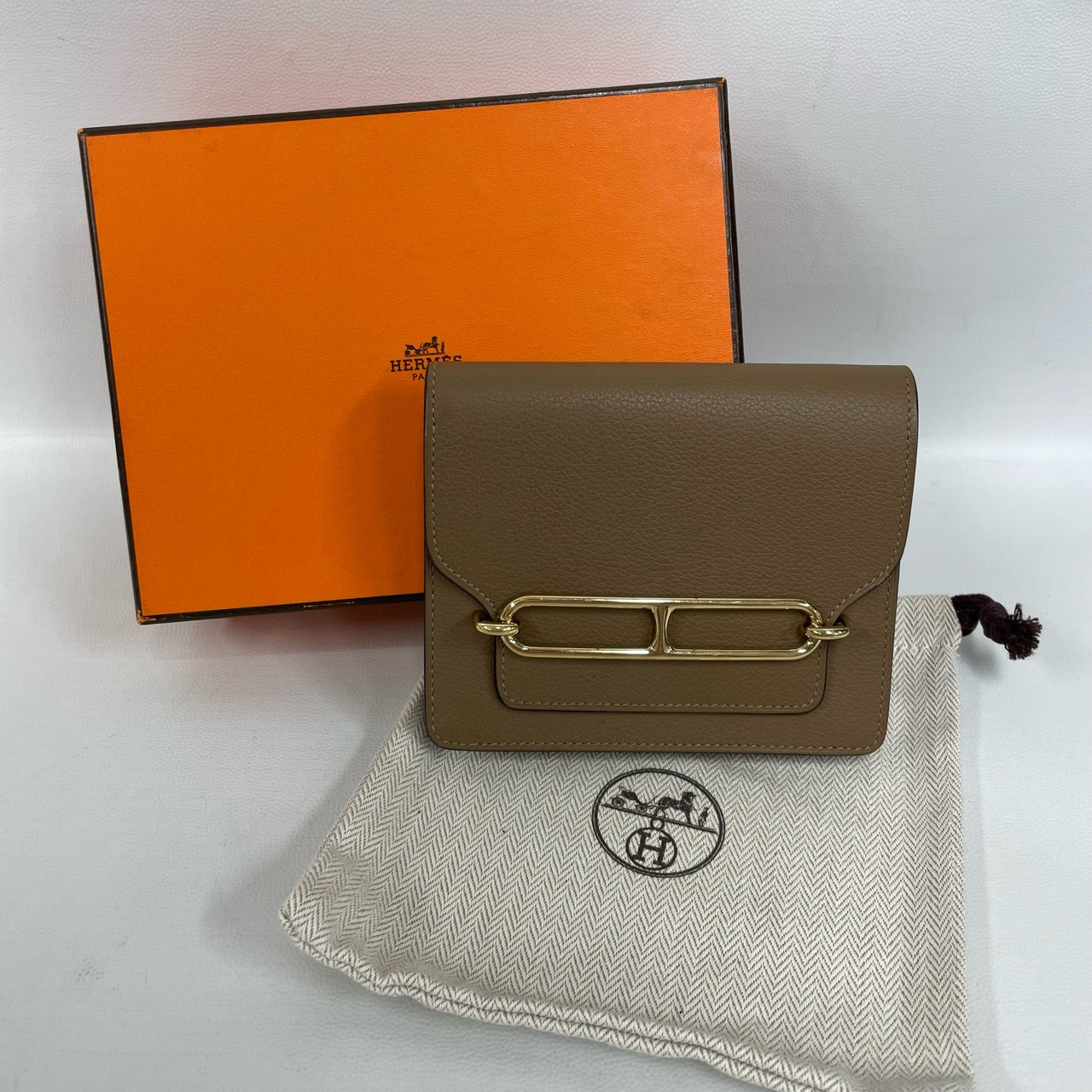 Hermès - In-the-Loop Slim Belt Bag - Evercolor leather - Beige - (mini)