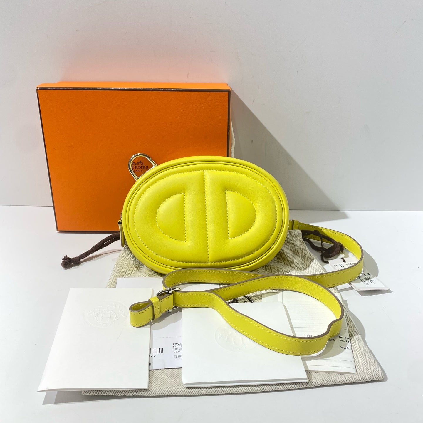 Hermès - Intheloop - Leather - Yellow - (mini)