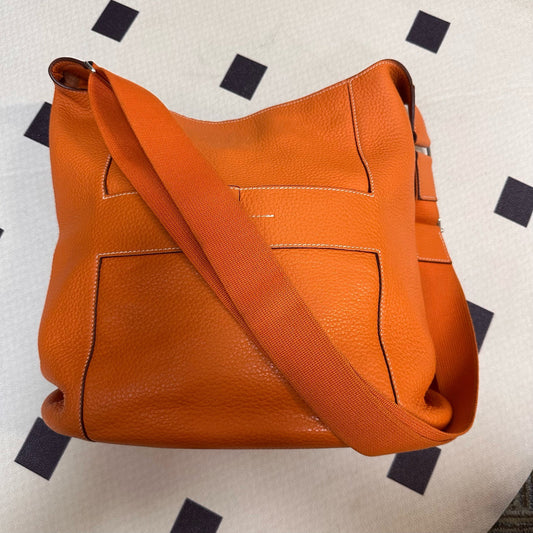 Hermes - Jardin - Leather - Orange - (Large)
