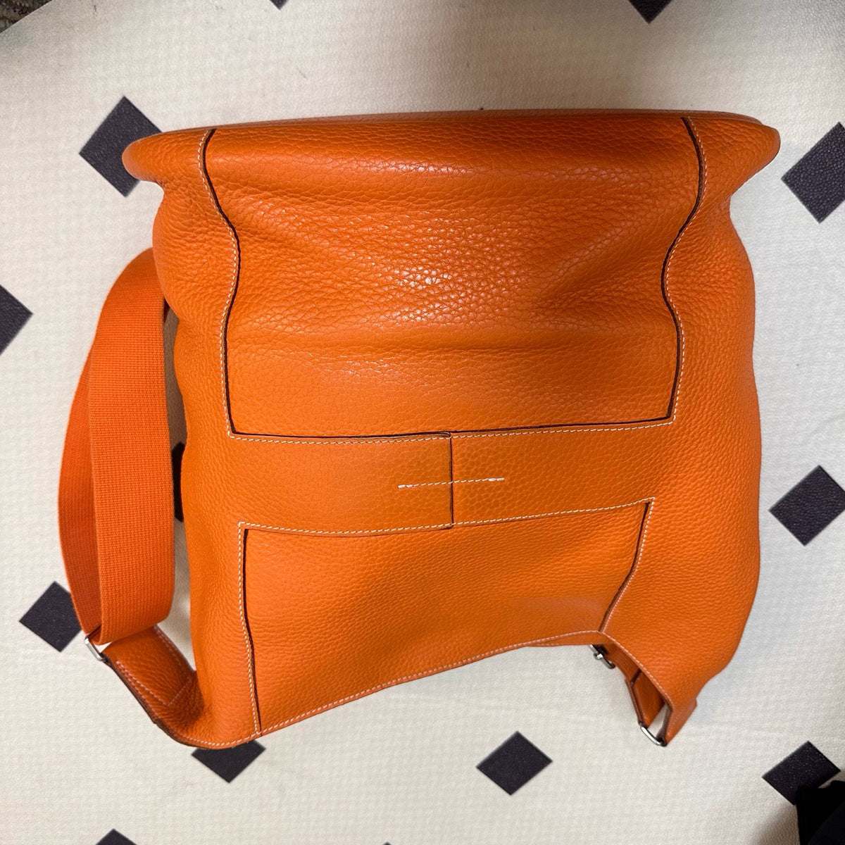 Hermes - Jardin - Leather - Orange - (Large)