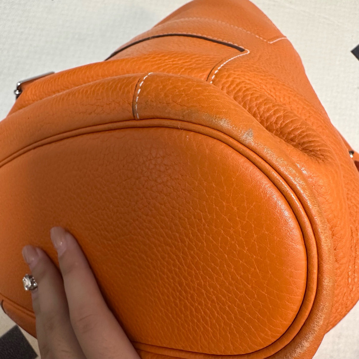 Hermes - Jardin - Leather - Orange - (Large)