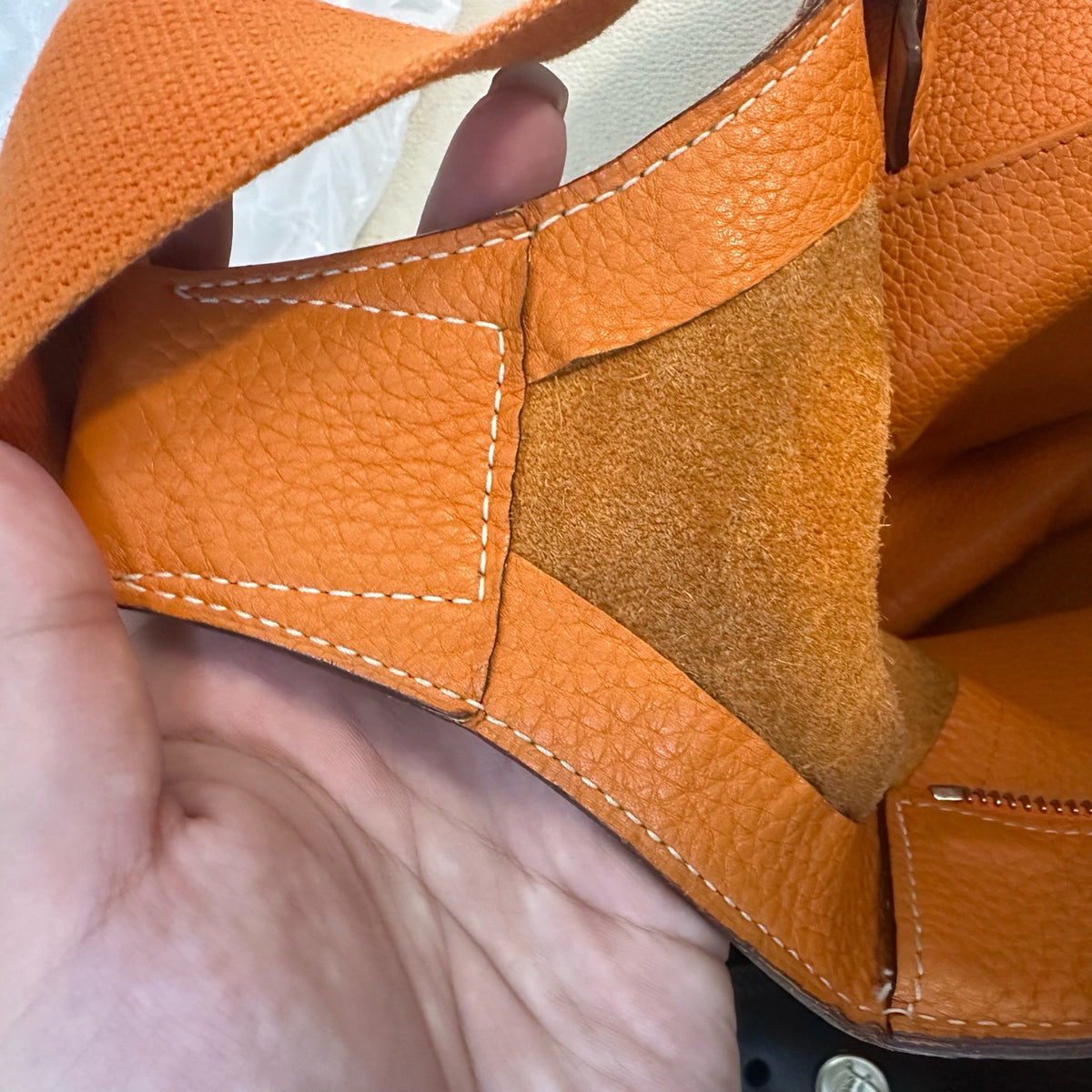 Hermes - Jardin - Leather - Orange - (Large)