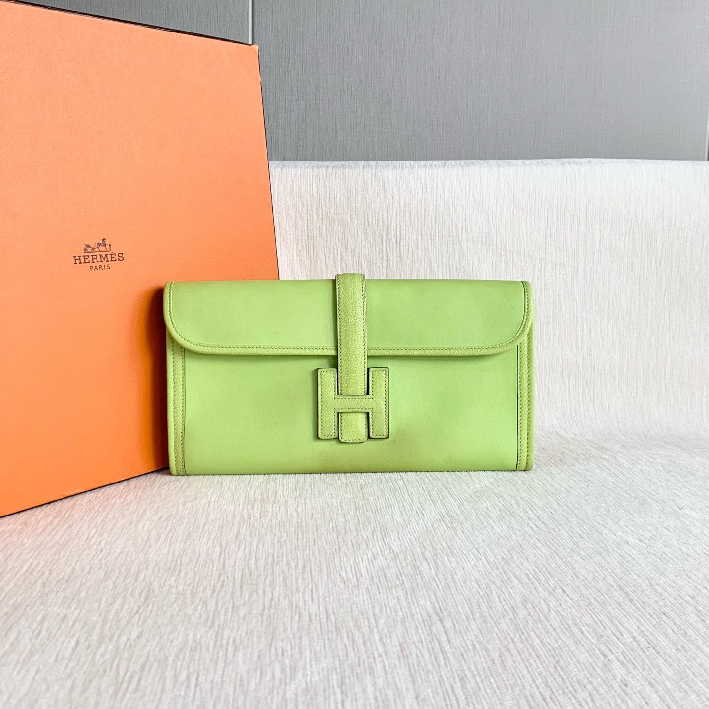 Hermes - Jige Elan 29 - Leather - Green - (Small)