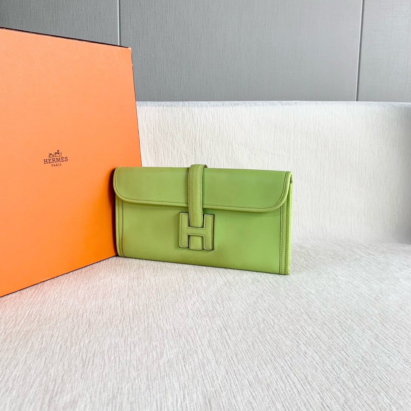 Hermes - Jige Elan 29 - Leather - Green - (Small)