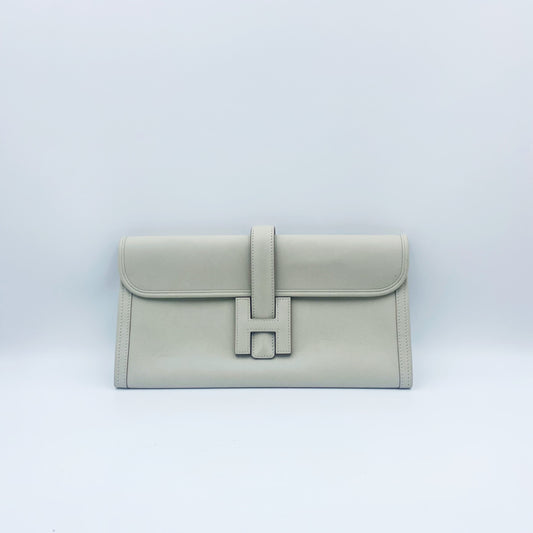 Hermes - Jige - Leather - White - (medium)