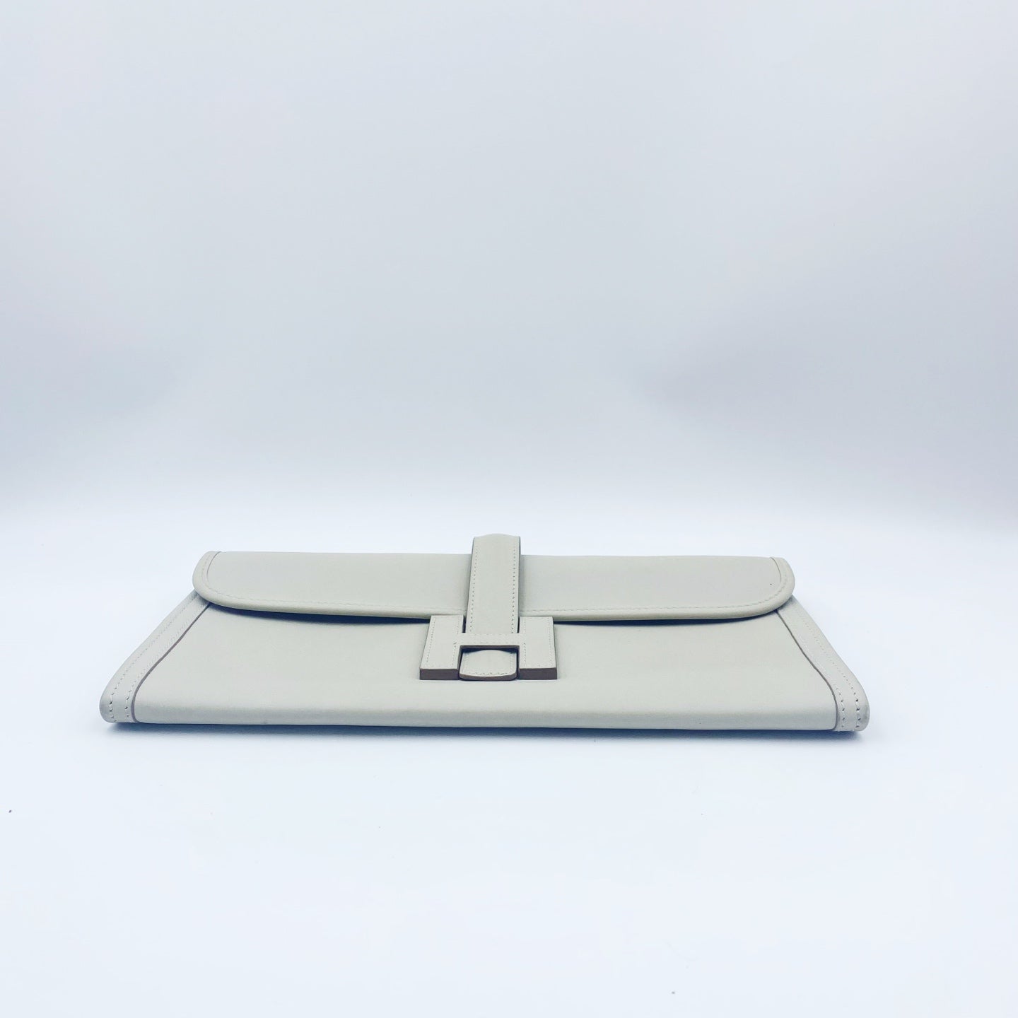 Hermes - Jige - Leather - White - (medium)