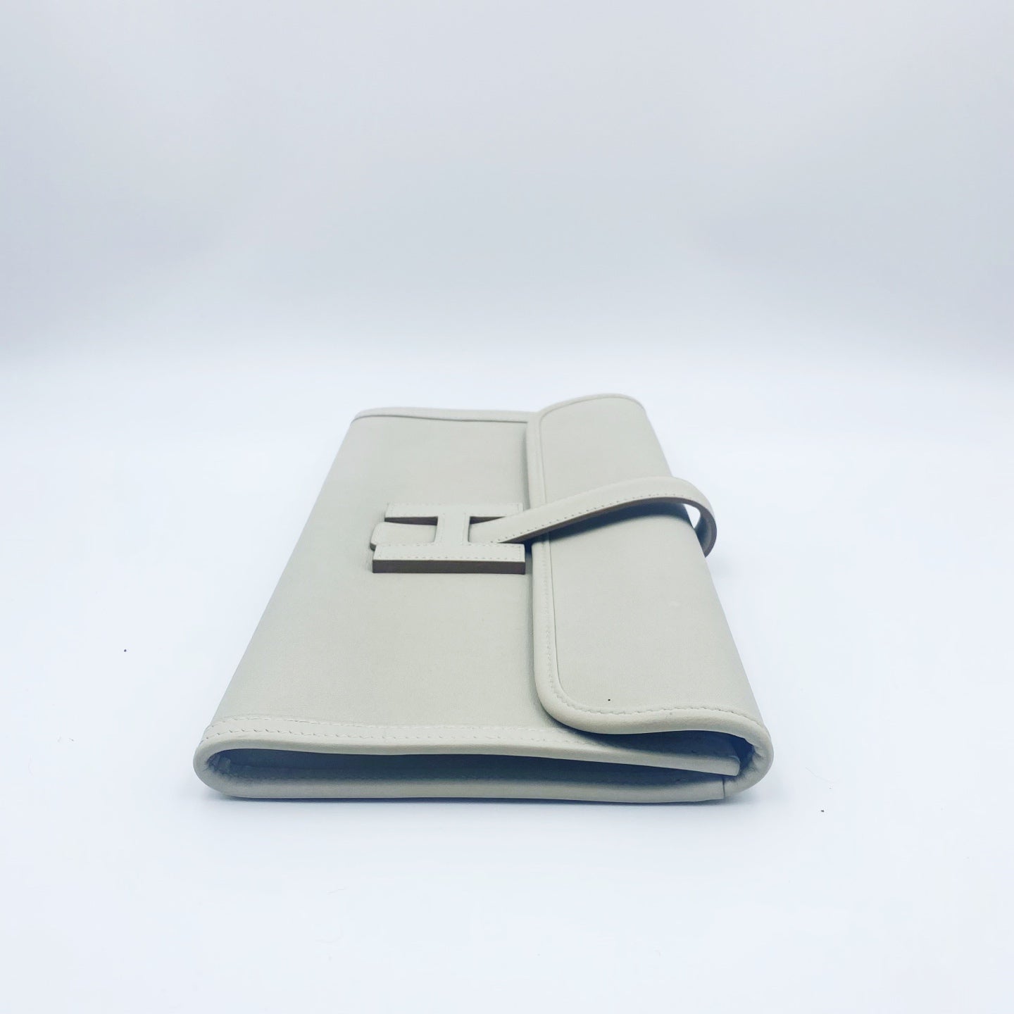Hermes - Jige - Leather - White - (medium)